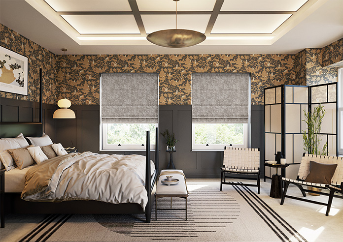 Anaconda, Metallic Brown - Twist&Fit Roman Blind - Image 8